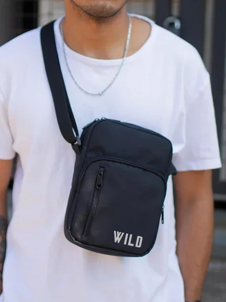 Сумка через плечо Without черная