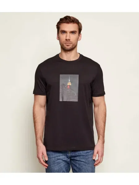 Armani Exchange Tricou negru