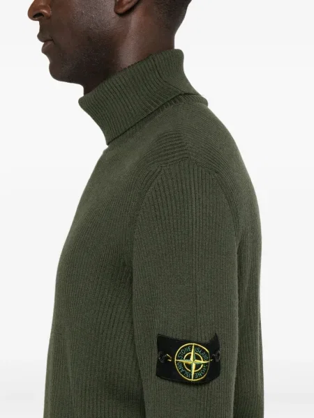 Heláncă Stone Island cu strasuri verde