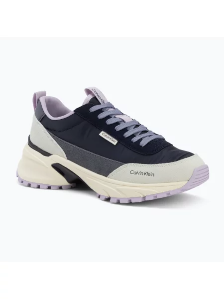 Încălțăminte pentru femei Calvin Klein Hike Runner Mix blue nights/night owl/white alb