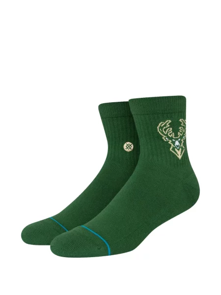 Șosete Stance cu broderie verde