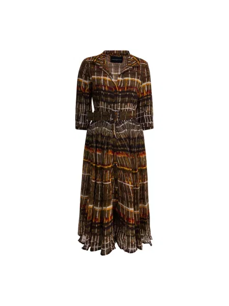 Wielobarwność sukienka Samantha Sung wełniana garniturowa