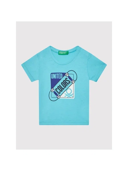 United Colors Of Benetton Póló Regular Fit kék