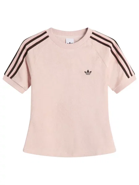 Koszulka Adidas frotte różowa