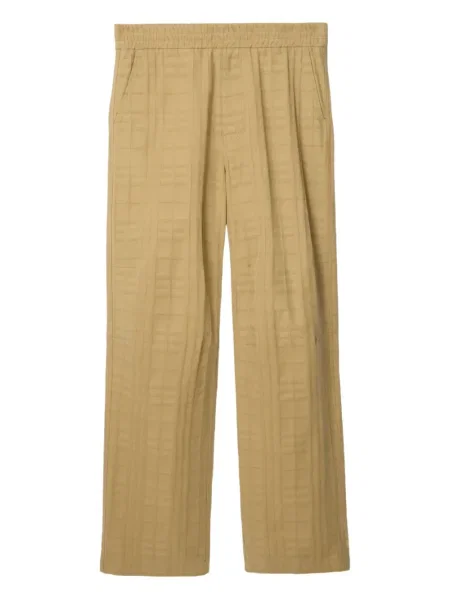 Pantaloni Burberry în carouri