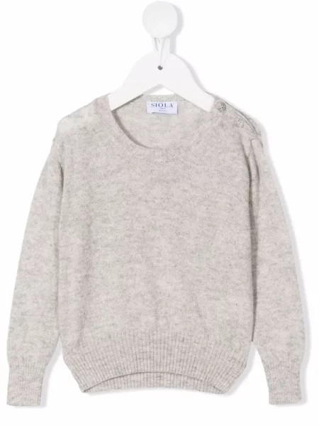 Sweter dziecięcy Siola szary