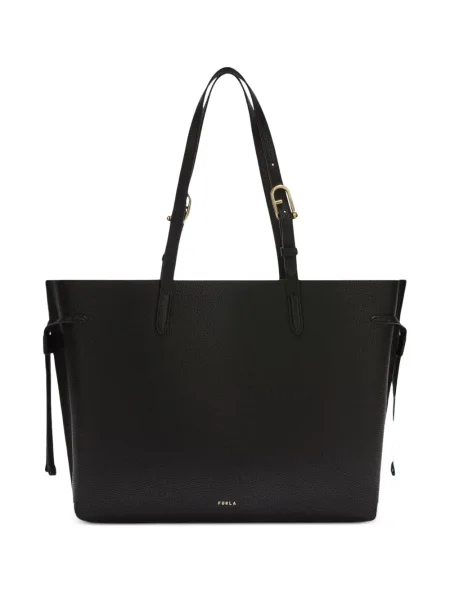 Geanta de piele Furla din piele negru