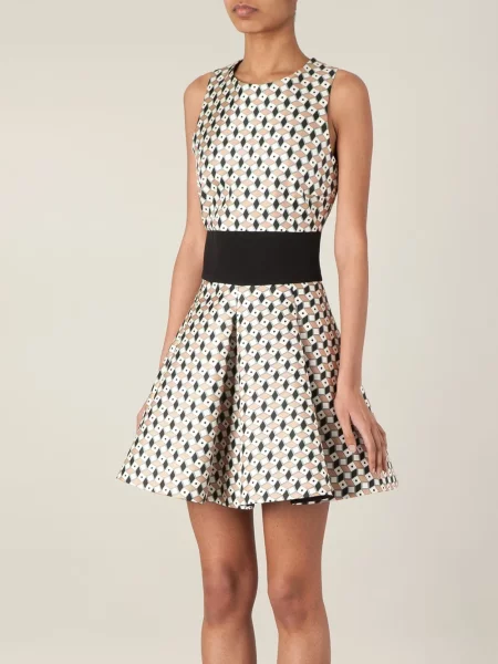 Rochie Fausto Puglisi cu imagine de costum negru