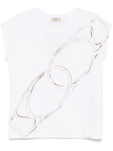 Tricou Herno cu imagine alb