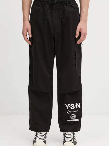 Pantaloni x Neighborhood Cargo cu fason cargo negru
