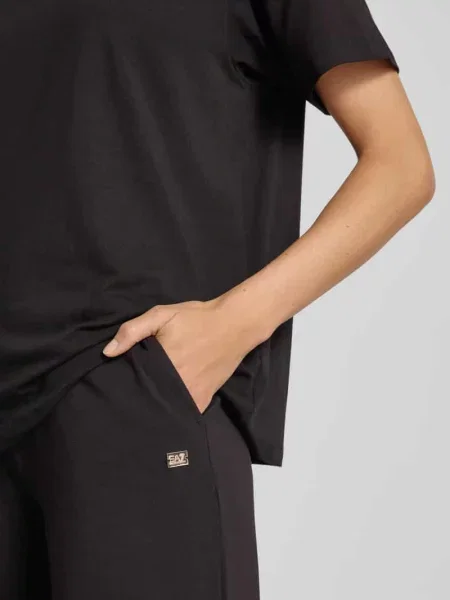 Emporio Armani Spodnie dresowe czarny