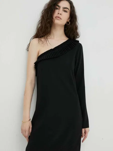 The Kooples rochie mini drept negru