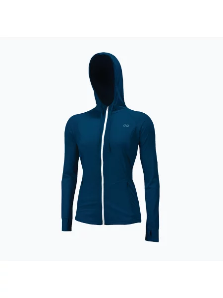 Bluză din neopren pentru femei O'Neill Blueprint Full Zip Sun Hoodie deep sea