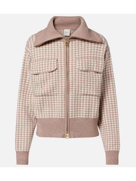 Geacă Varley din jacard bej