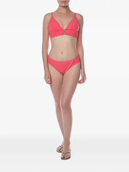 Top Gottex cu volane roz