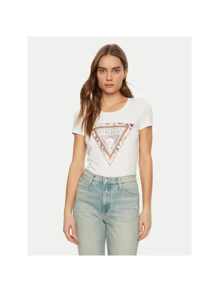 Guess Póló Regular Fit fehér