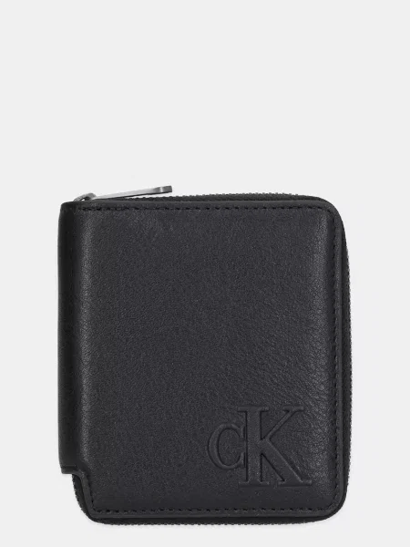 Calvin Klein portfel skórzany czarny