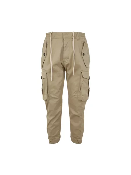Spodnie Dsquared2 beżowe