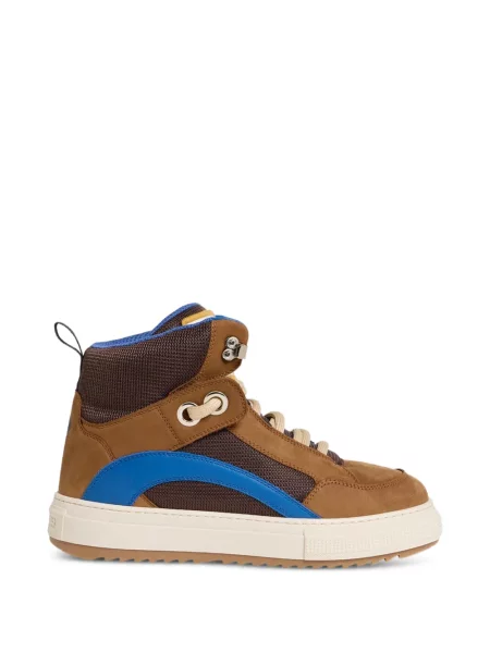 Sneakerși Dsquared2 cu șireturi din dantelă maro
