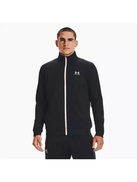 Pánska mikina Under Armour Sportstyle Tricot black/onyx white biela
