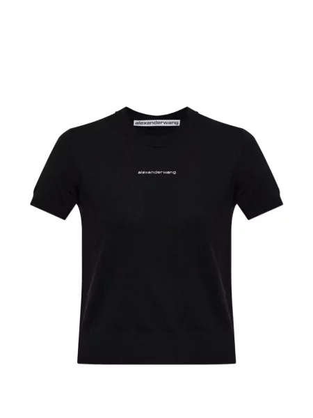 Tricou Alexander Wang cu autograf negru