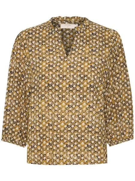 Cream Bluză Tiah / verde deschis galben