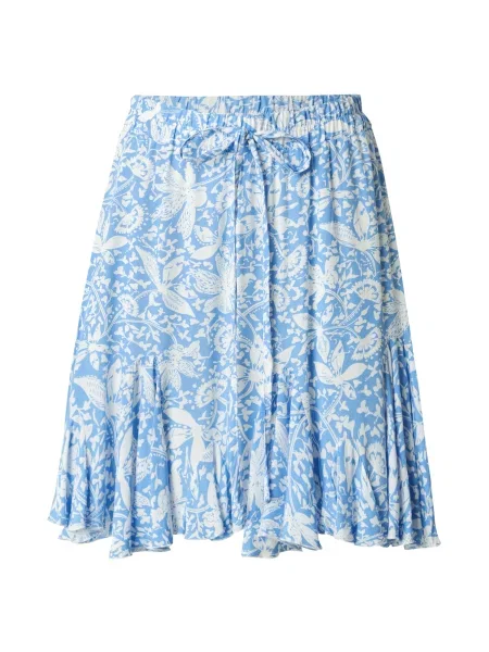 Hailys Fustă albastru deschis / murdar alb
