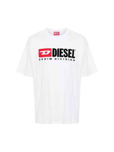 Koszulka Diesel z logo biała