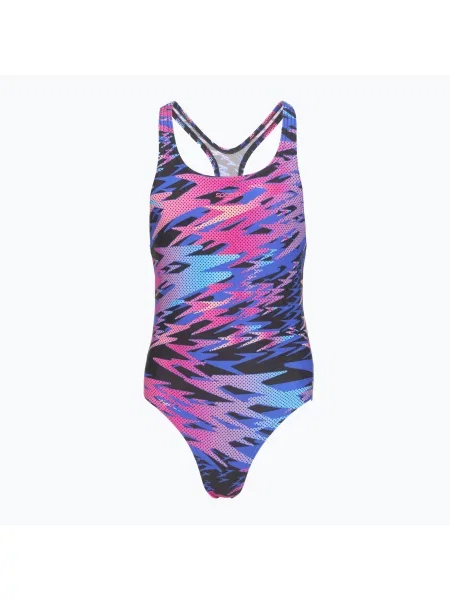 Gyerek egyrészes úszódressz Speedo Hyperboom Print Medalist anthracite. Méret: cm szürke