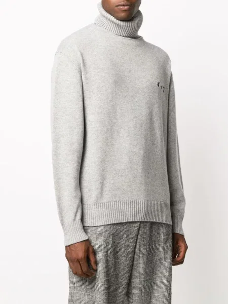 Heláncă Off-white cu broderie alb