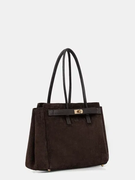 Замшева сумочка Answear.LAB коричневий