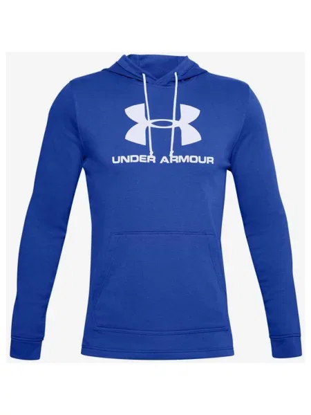 Bluza z kapturem Under Armour Terry Logo granatowy XS niebieska