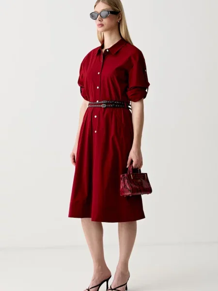 DKNY rochie evazată din cu