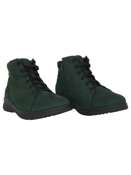 Buty do kostki Ganter skórzane zielone