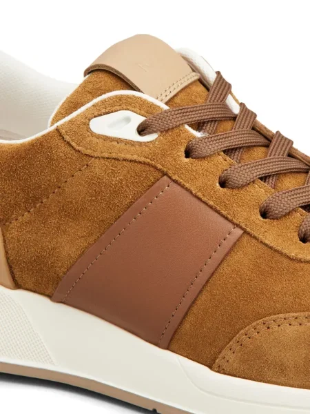 Sneakerși Tod's din piele de căprioară maro