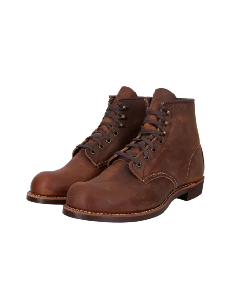 Botki Red Wing Shoes skórzane czerwone