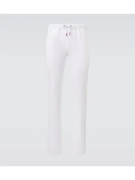 Pantaloni Kiton de in alb