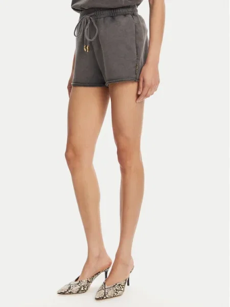Just Cavalli Pantaloni scurți sport negru
