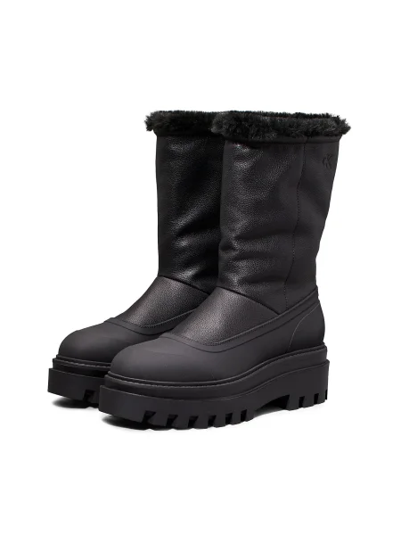 Cizme de zăpadă Calvin Klein Jeans negru