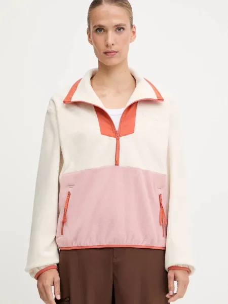 Sportovní mikina Columbia Sequoia Grove růžová hladká béžová