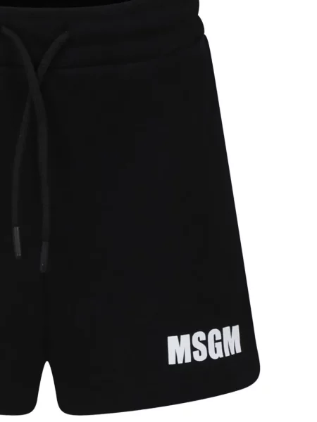 Szorty dziecięce Msgm czarne
