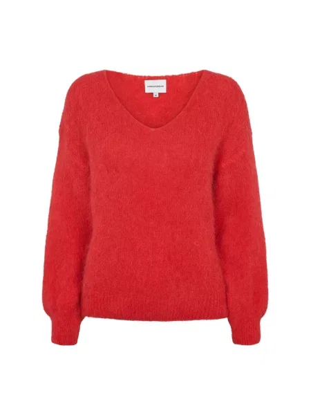 Sweter American Dreams wełniany czerwony