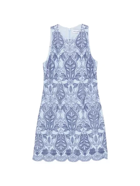 Rochie mini Rebecca Vallance din dantelă albastru