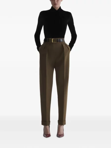 Pantaloni Mugler verde