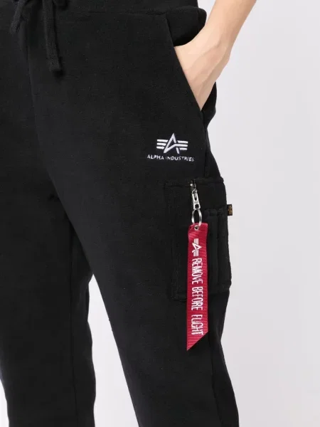 Hlače Alpha Industries crna