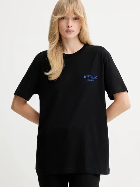 Iceberg t-shirt czarny