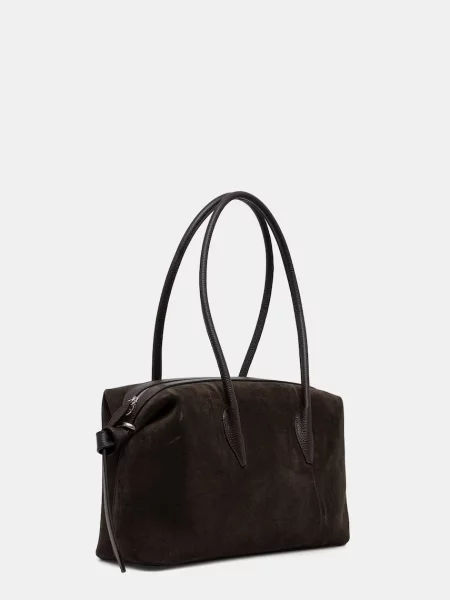 Geantă shopper Yuzefi din piele maro