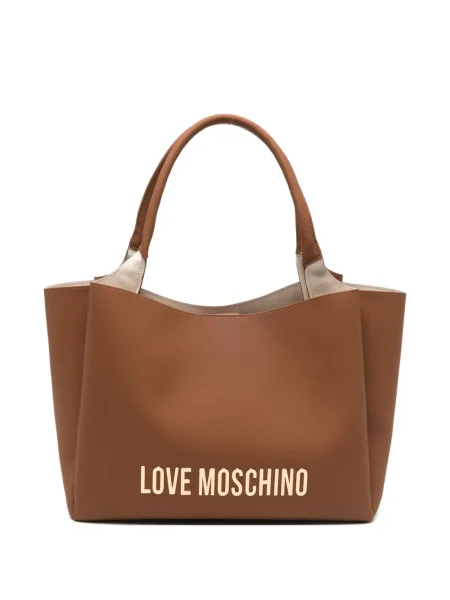 Geantă Love Moschino maro
