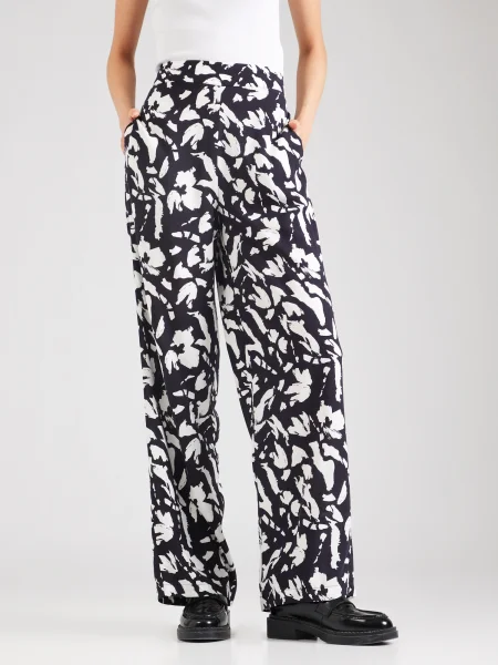 ABOUT YOU Pantaloni Nola negru alb