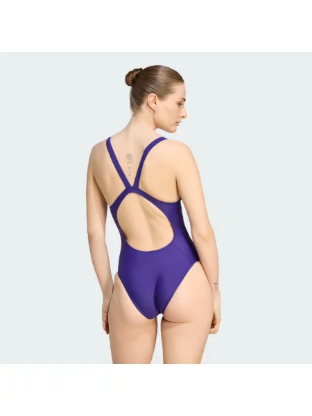 Kostium kąpielowy V-back fioletowy